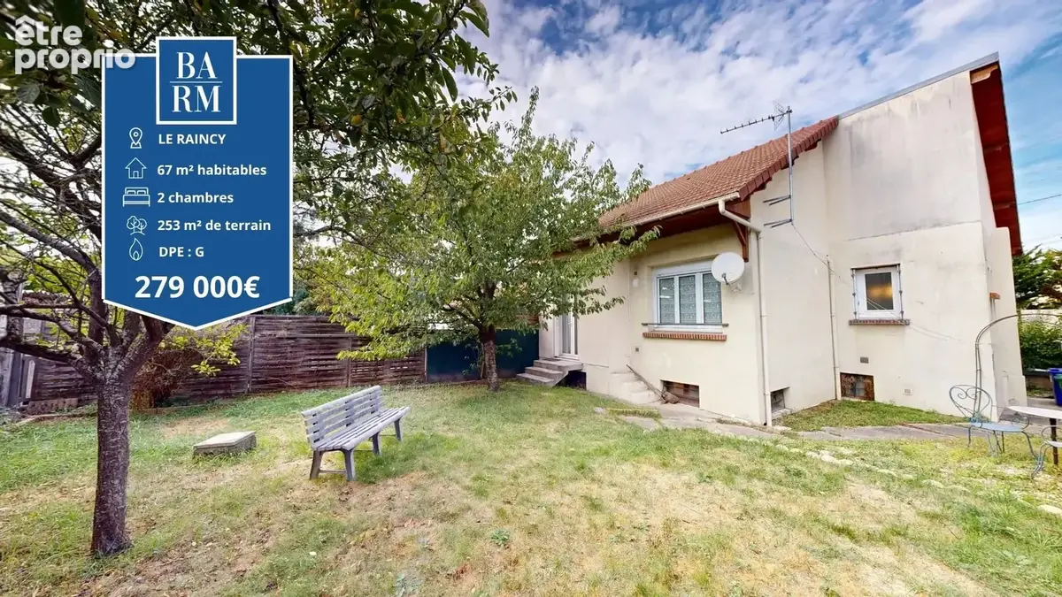 Photo Maison à Le Raincy au prix de 279 000€
