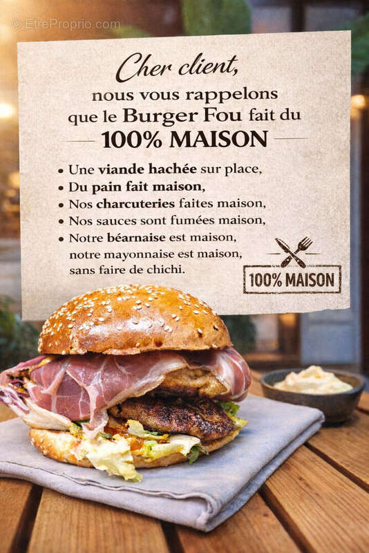 A vendre fonds de commerce concept burger maison idealement situe sur un axe principal (route des plages) a la londe les maures - photo 10