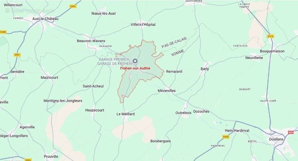 Terrain à FROHEN-LE-GRAND