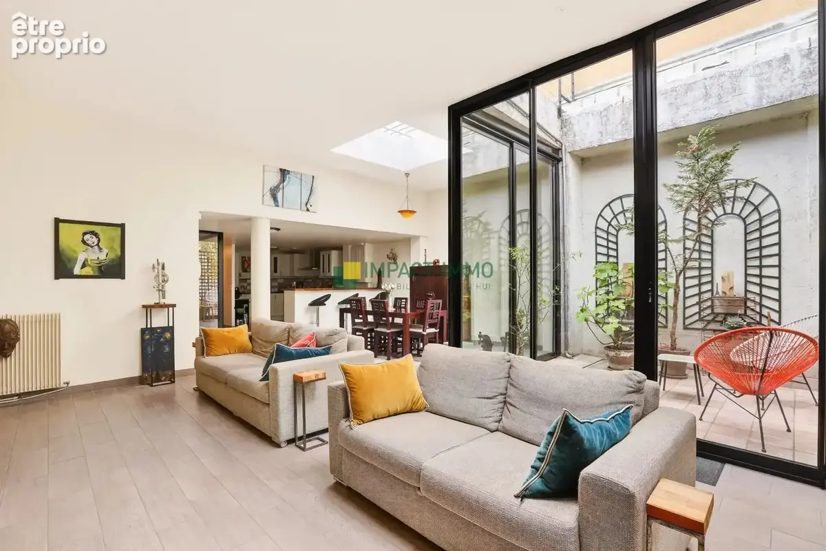 Colombes – allée molière : loft d’exception de 216 m² avec patio central, terrasse plein ciel et potentiel de 4 à 6 chambres - photo 5