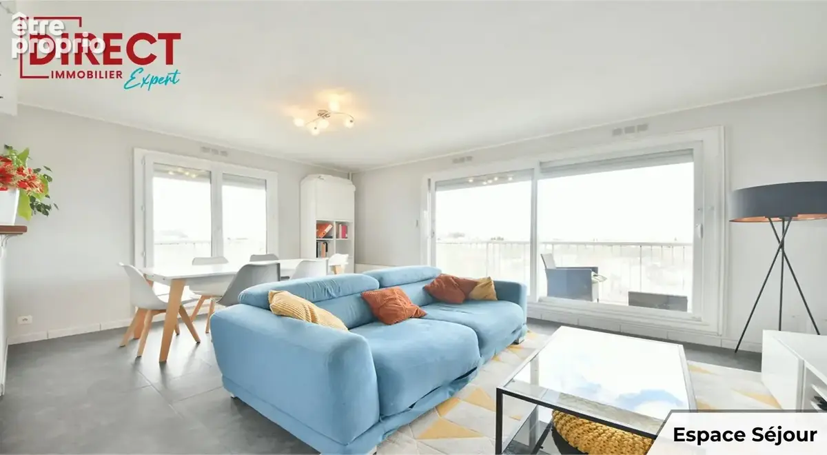 Appartement 3p + balcon + cave - photo 2
