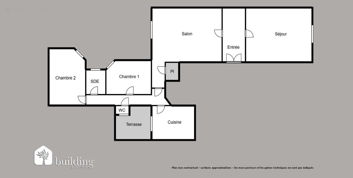 Paris 16ème - Place des Etats-Unis - Appartement 4 pièces de 115.02 m² - photo 2