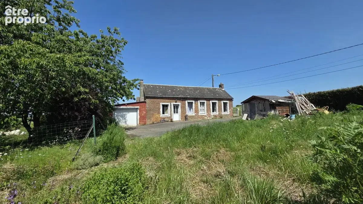 Fermette à rénover sur 1700 m² de terrain, située en campagne, à Leschelle - photo 2