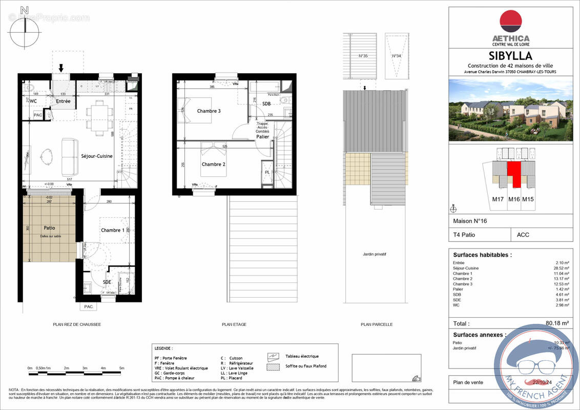Maison à CHAMBRAY-LES-TOURS