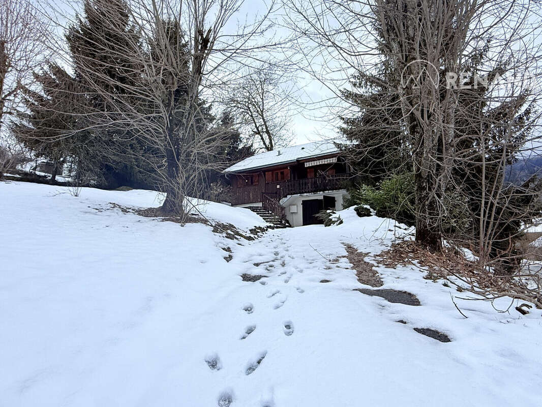 Accès goudronné jusqu'au Garage - Maison à ARACHES-LA-FRASSE