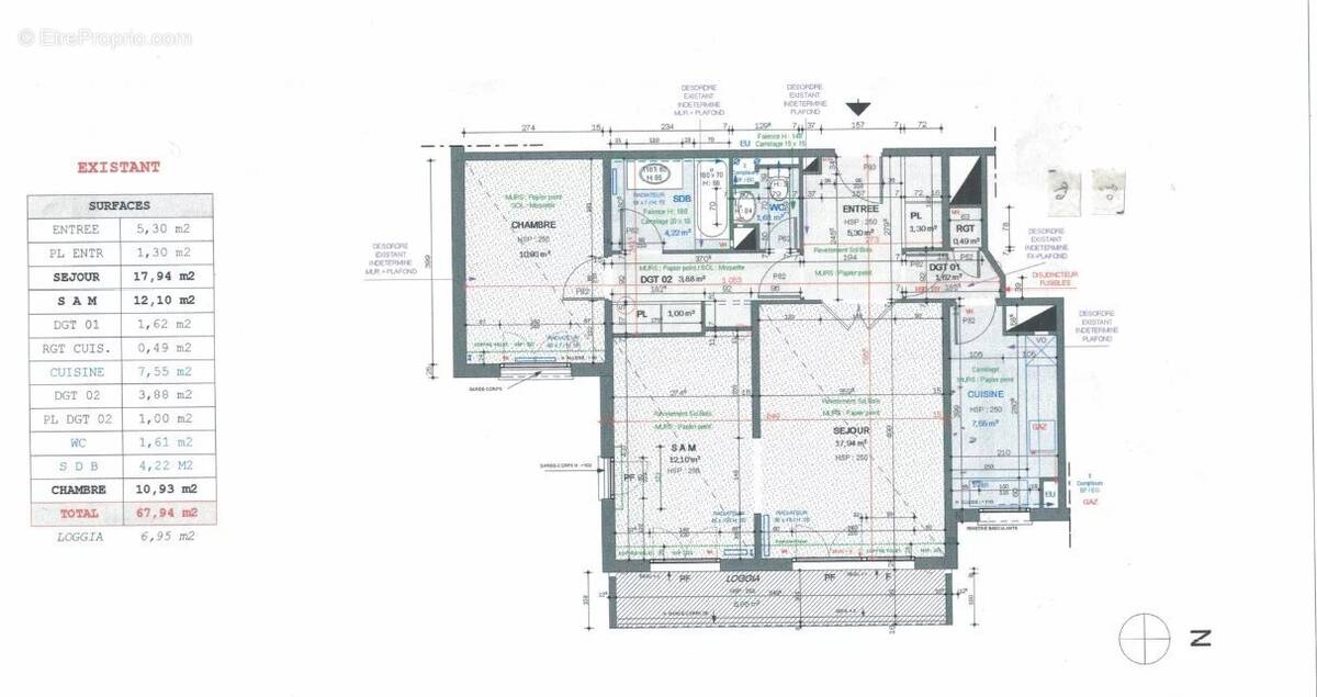 Appartement à PARIS-19E