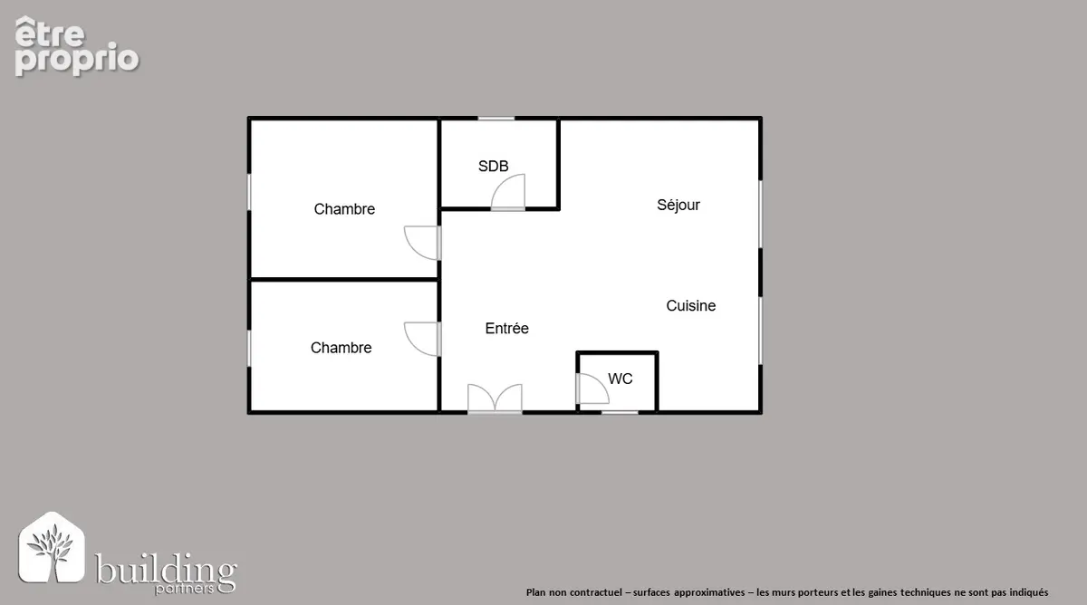 Saint Justin Levallois-Perret - Appartement 3 pièces 51 m² - photo 2