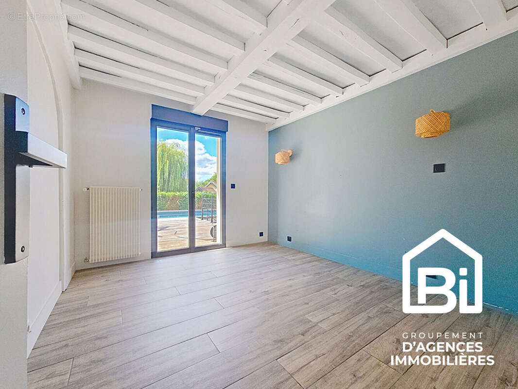 Saint martin aux chartrains - élégante propriété contemporaine avec piscine : volumes, confort & art de vivre - photo 6