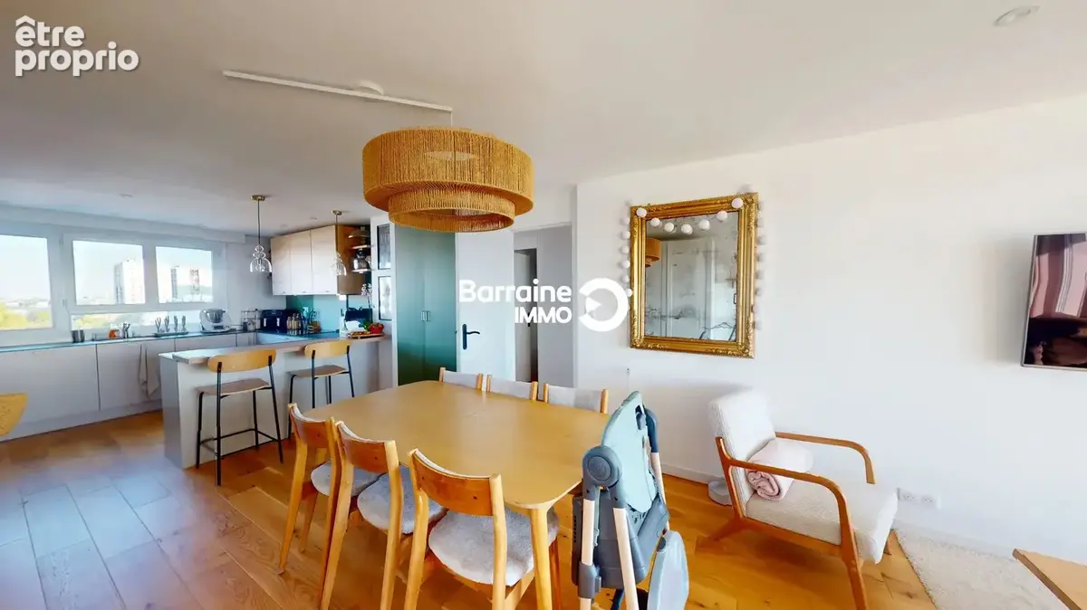 Lorient sud - appartement t4 renove avec balcon et vue degagee - photo 17