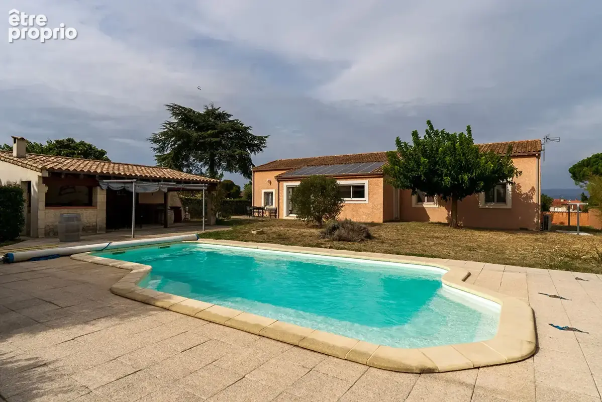 CARCASSONNE - CAUX-ET-SAUZENS  - Villa T5 194m² (149m² hab.) avec piscine, pool house, garage et vaste jardin arboré - photo 2