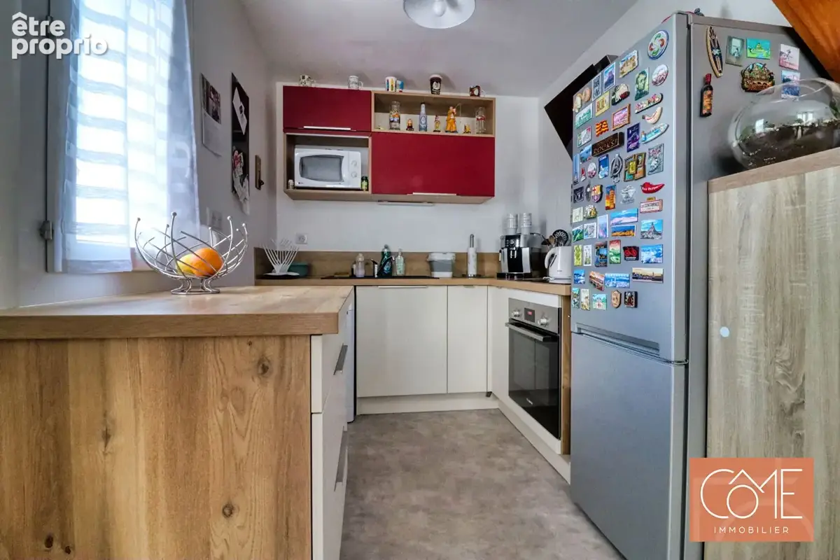 Côme immobilier à vendre en exclusivite appartement type 3 en duplex de 54,76m² (60,72m² au sol) avec deux chambres / balcon - p - photo 2