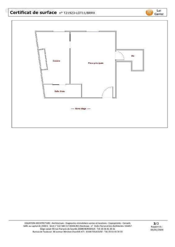 Appartement à TOULOUSE