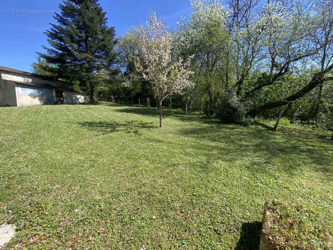 JARDIN - Maison à MONTMOREAU-SAINT-CYBARD