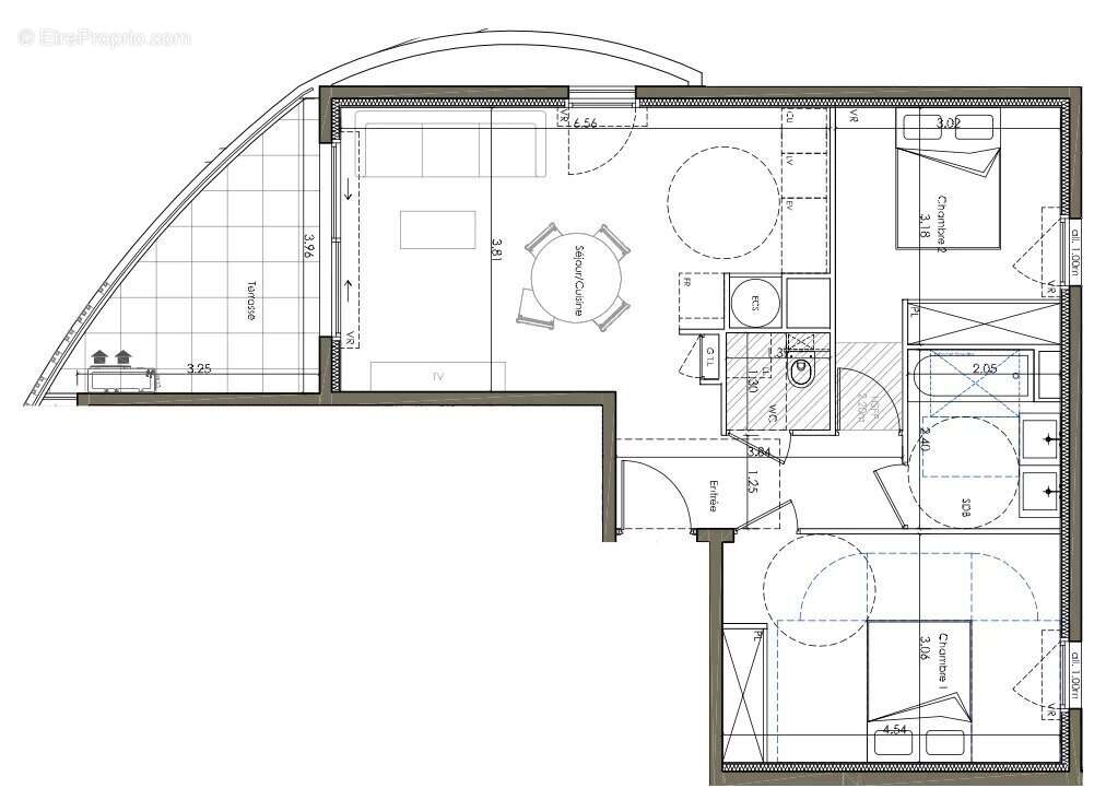 Appartement à VALBONNE