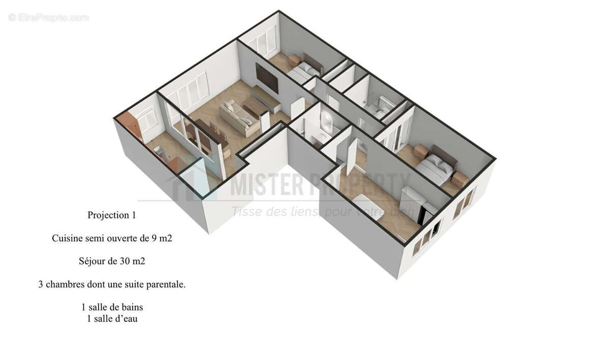 Appartement à RUEIL-MALMAISON