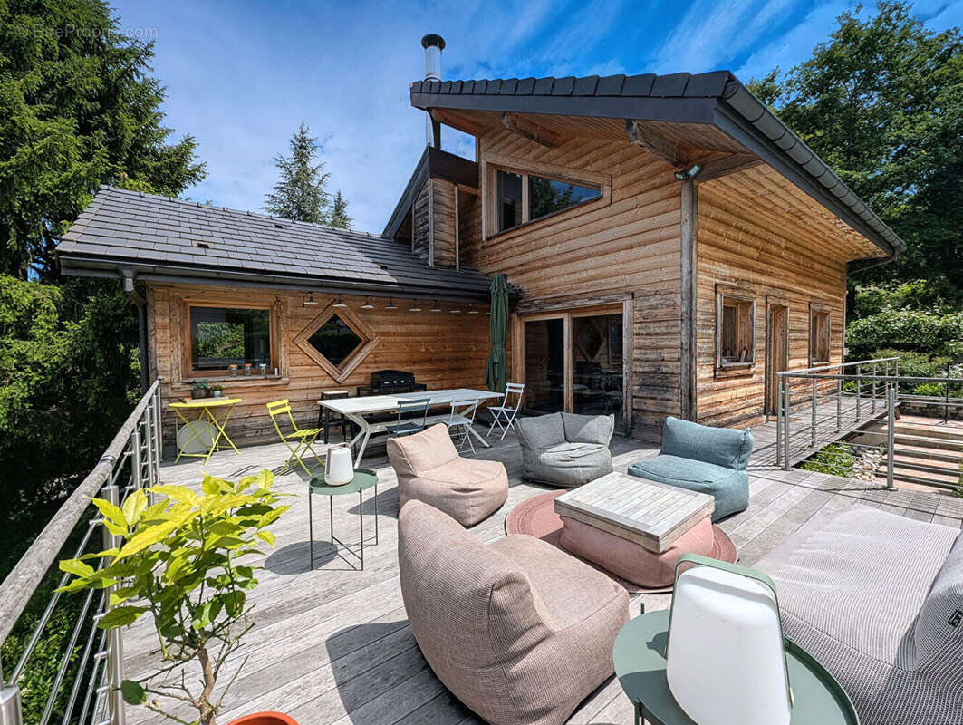 Chalet Pugny Chatenod 5 pièces 220 m2 - vue lac panoramique - photo 3