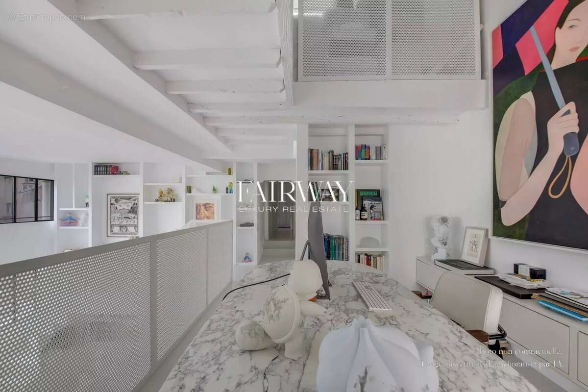 Atelier d’artiste de prestige de 6 pièces et 150m² habitables dans une allée privée du quartier Saint-Ferdinand, 17ème arrondiss - photo 10