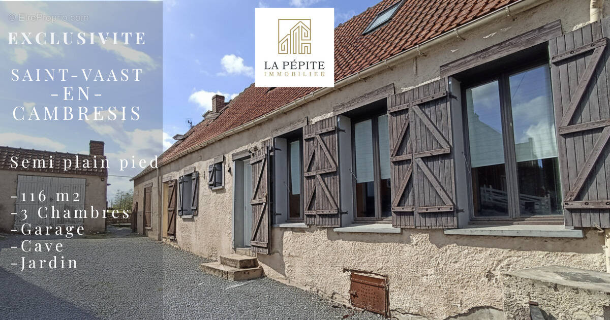 Maison à SAINT-VAAST-EN-CAMBRESIS