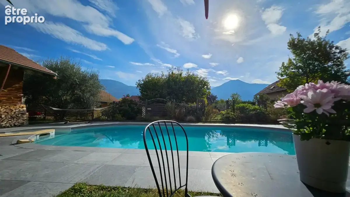 Maison d'architecte bioclimatique 5P 122 m² avec piscine et dépendances à SAINTE-MARIE-D'ALLOIX (38660) - photo 3