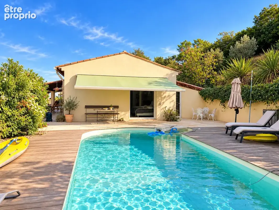 Maison 165 m2   4/5 chambres   Terrain 3 550 m2   Piscine   Vue panoramique - photo 3
