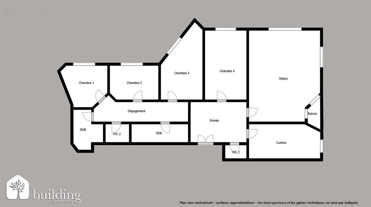 Appartement à LEVALLOIS-PERRET