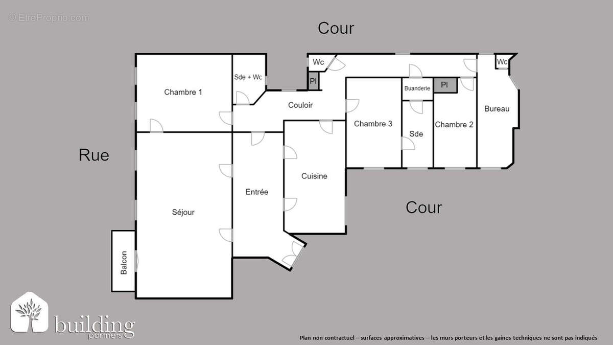 Jouffroy d'Abbans / Tocqueville Paris 17ème - Appartement 6 pièces 170,19 m² avec 2,56 m² de balcon - photo 2