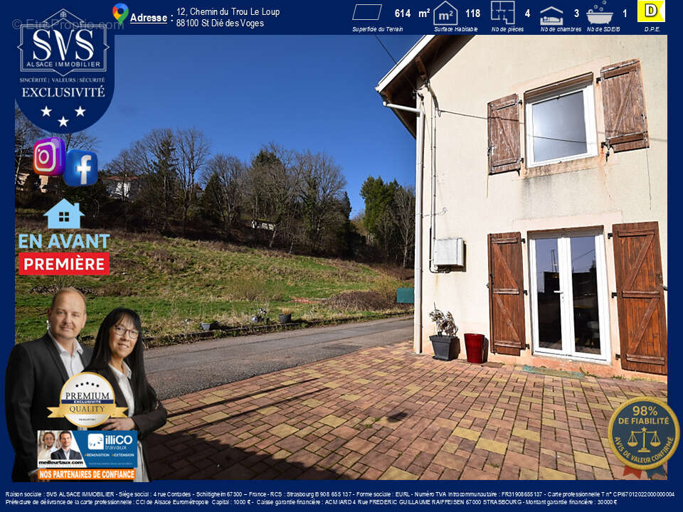 Maison à SAINT-DIE-DES-VOSGES