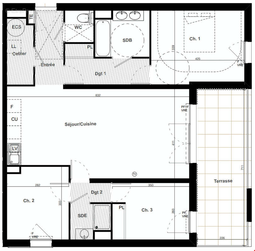 Appartement T4 - Clapiers - photo 2
