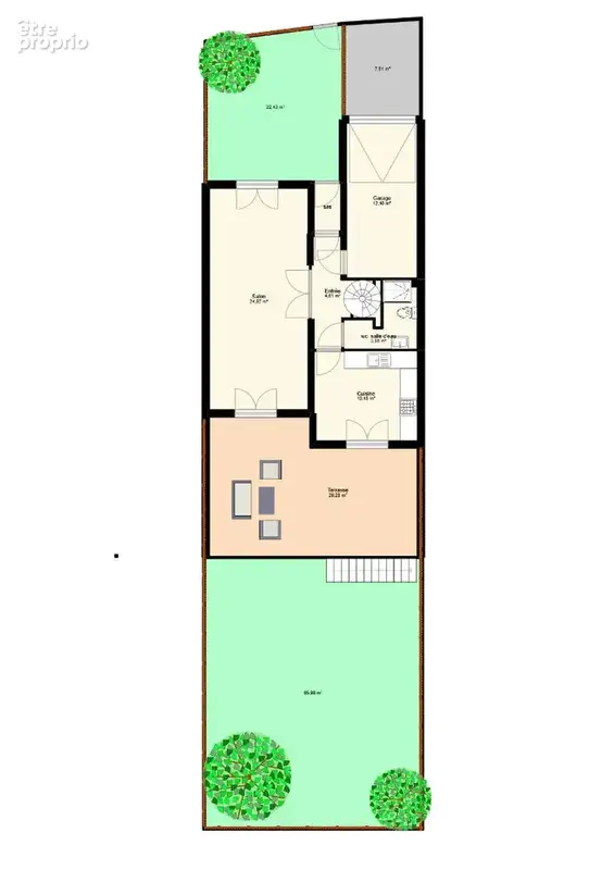 Maison 4 pièces 90 m2 - terrain 205 m2 - photo 13