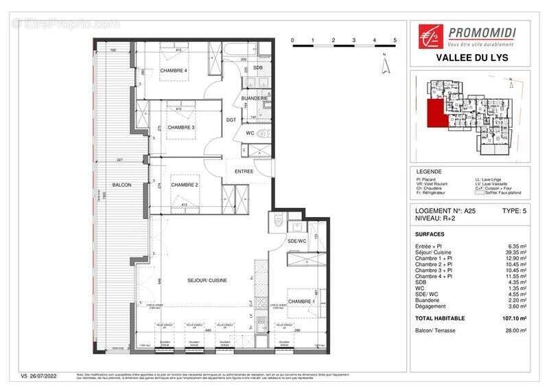 Appartement à ESCALQUENS