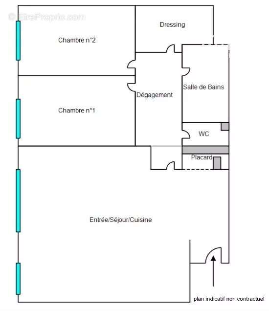 Appartement à PARIS-19E