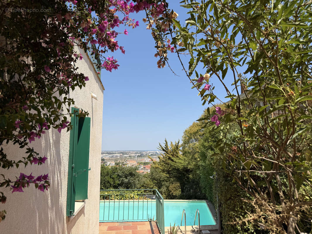 Sète, mont saint Clair, maison de charme avec belle vue mer et ville, - photo 21