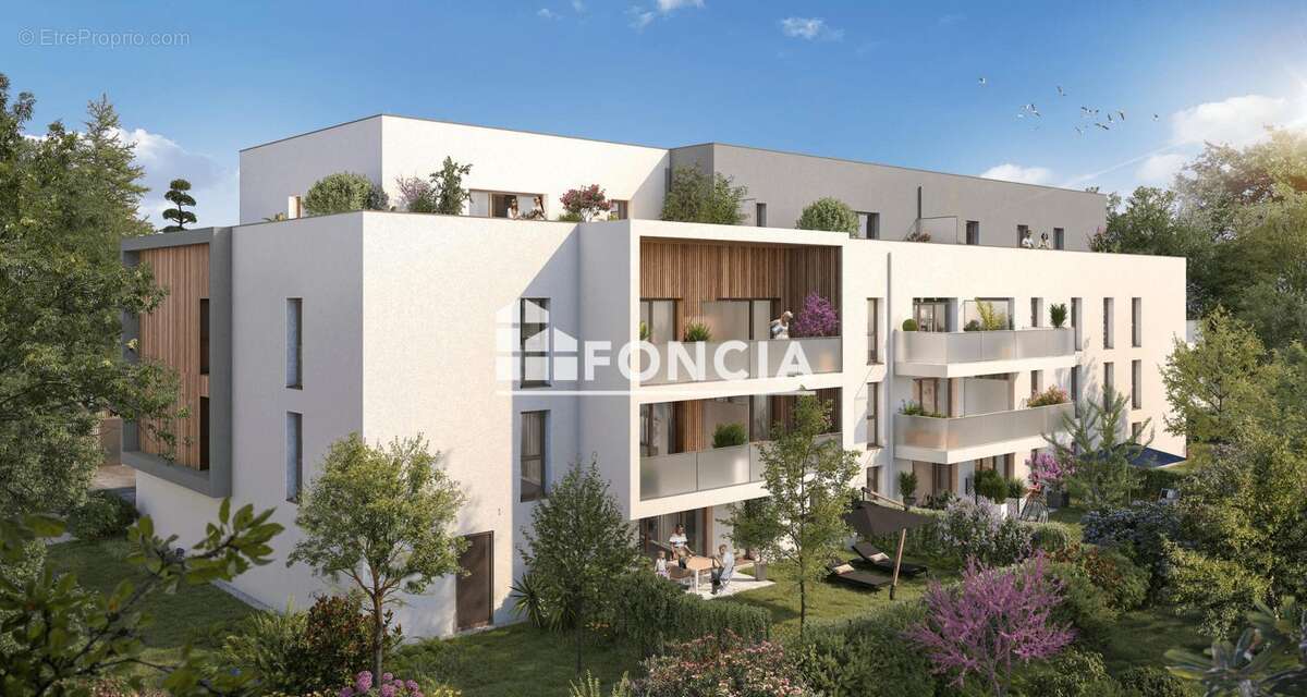 Hyper centre, dernier étage lumineux appartement t2 neuf, grande terrasse, vue dégagée, belles prestations - photo 2