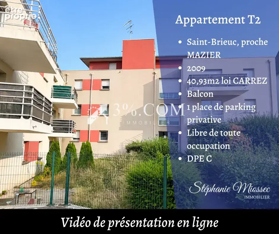 Photo Appartement à Saint-Brieuc au prix de 93 000€