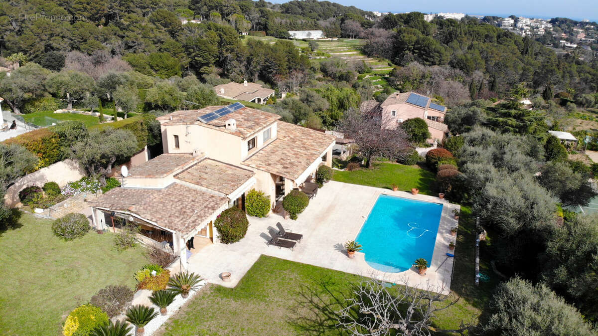 ANTIBES   Villa en position dominante, vue mer et calme absolu - photo 2