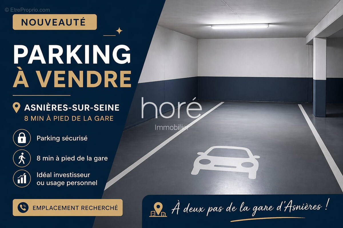 Parking à ASNIERES-SUR-SEINE