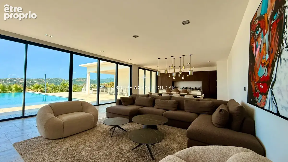 Les issambres villa luxueuse vue mer panoramique 7 chambres avec garage 4  voitures piscine intérieure et extérieure - photo 8