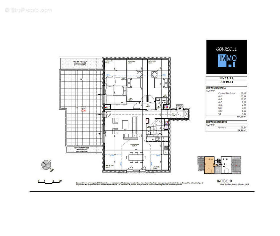 Appartement Residence "Le Murgillet" à Doubs / 4 pièce(s) 104m2 - photo 3