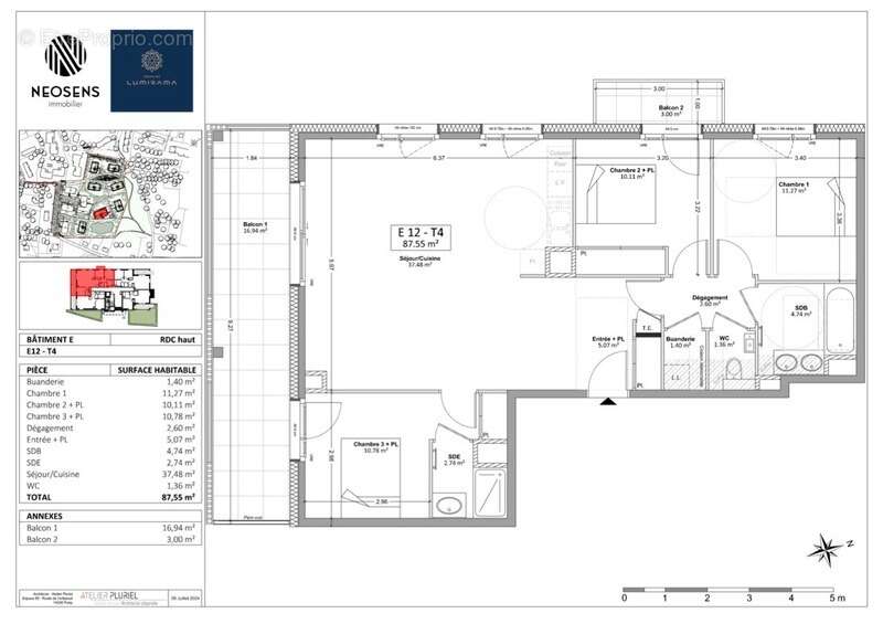 Appartement à COLLONGES-SOUS-SALEVE