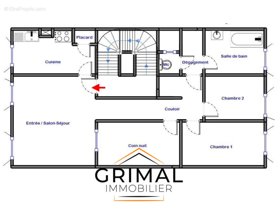 Appartement à MARSEILLE-3E
