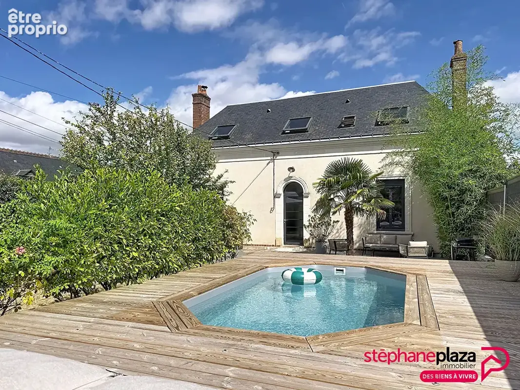 Maison ancienne rénovée 4 chambres, terrain avec piscine - photo 11