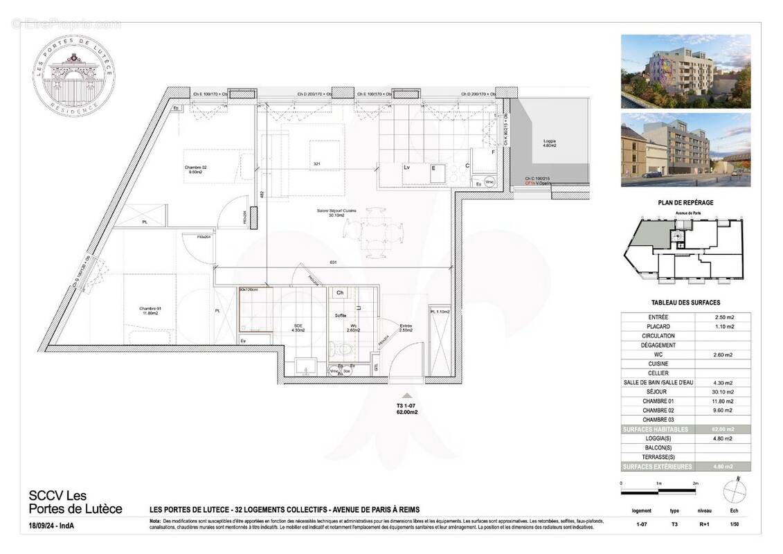 Appartement à REIMS