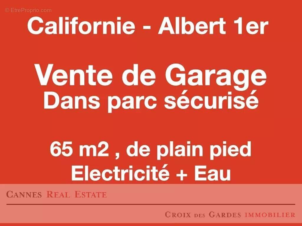 Parking à CANNES