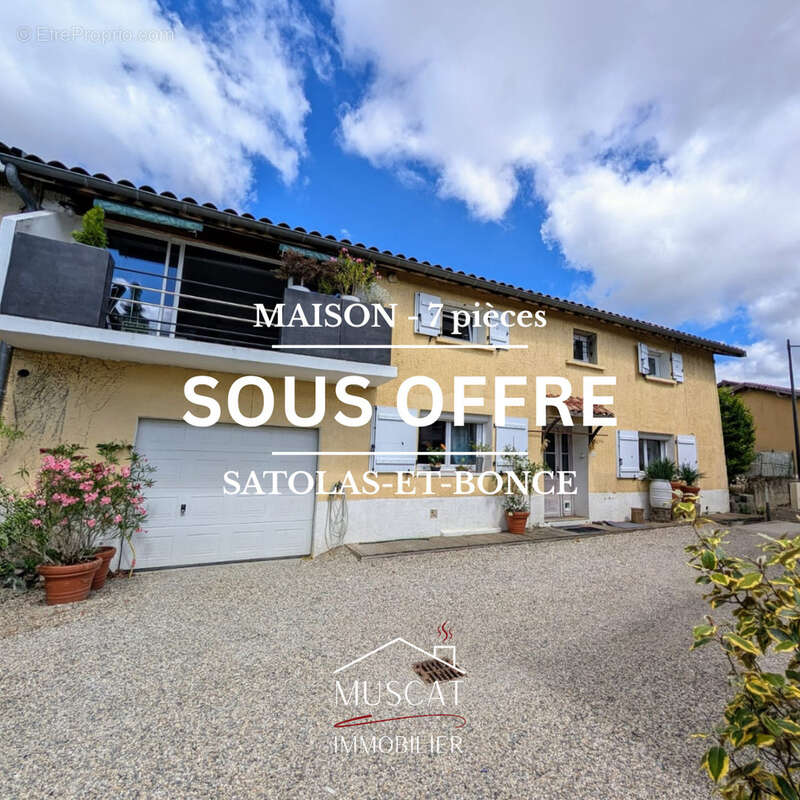 Maison à SATOLAS-ET-BONCE