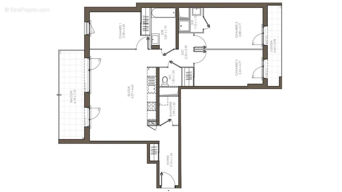 Photo 4 - Appartement à VENISSIEUX