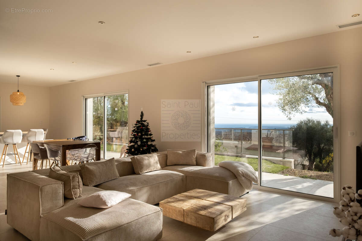 EXCLUSIVITE - TOURRETTES-SUR-LOUP - Maison vue mer panoramique - 147m2 - photo 5