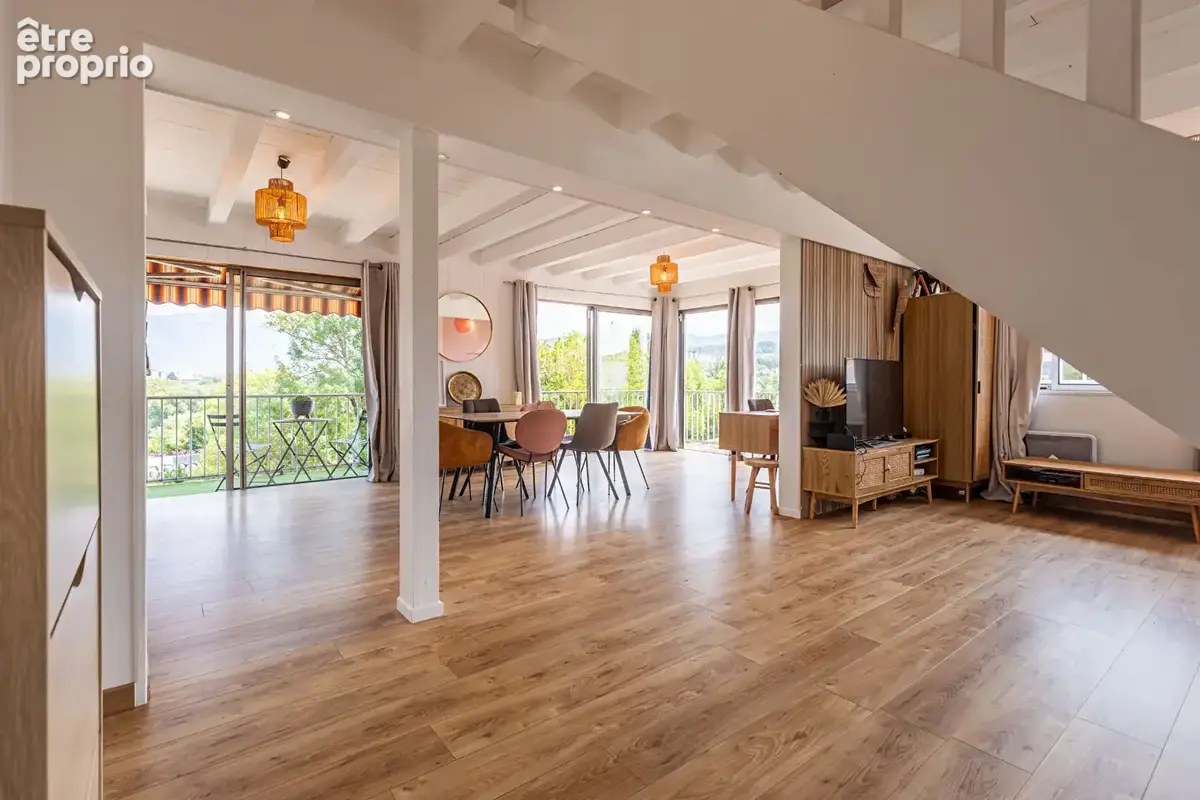 Agence immobiliere laforet - exclusivite - "cactus" - annecy - secteur meythet - appartement duplex t4 de 119.72m² - balcon - photo 9