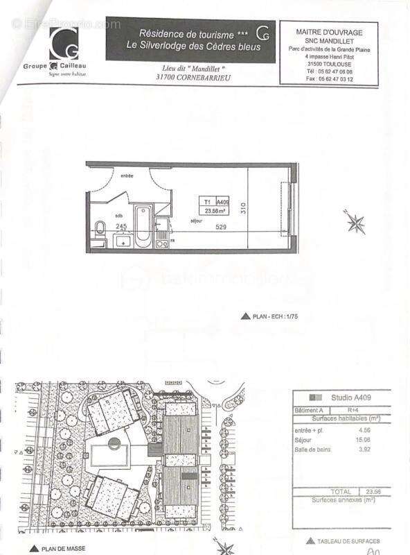 Appartement à CORNEBARRIEU