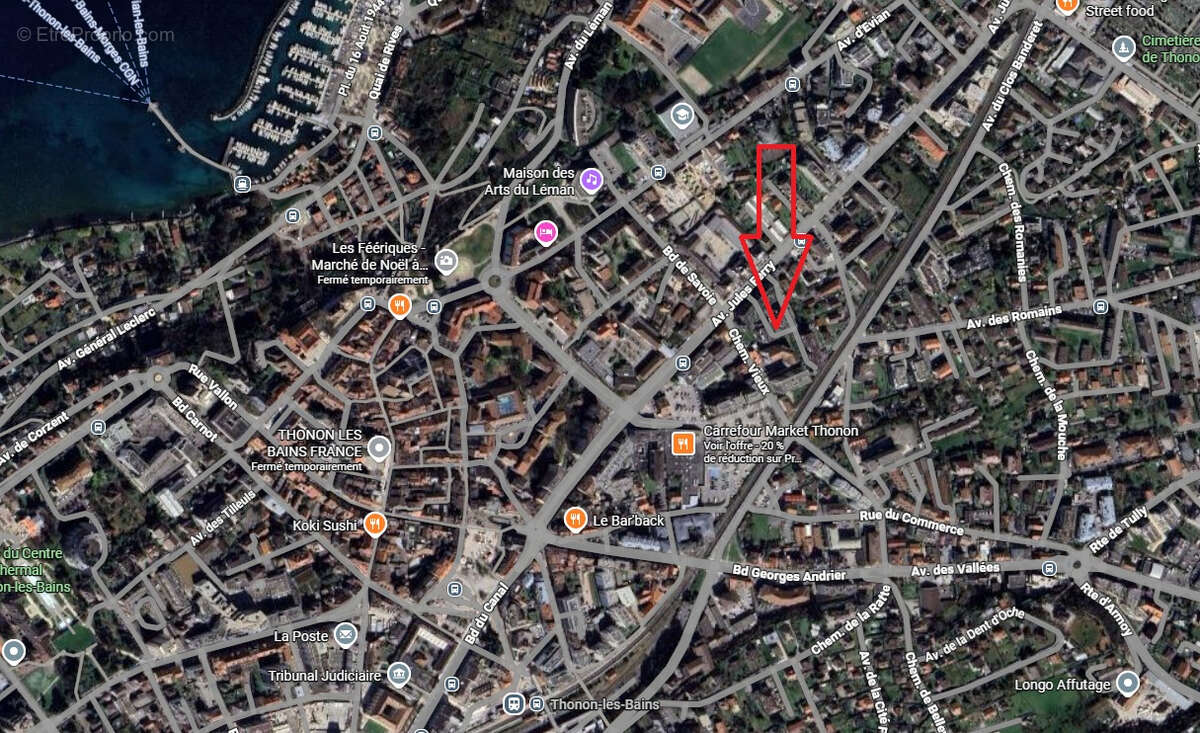 Parking à THONON-LES-BAINS