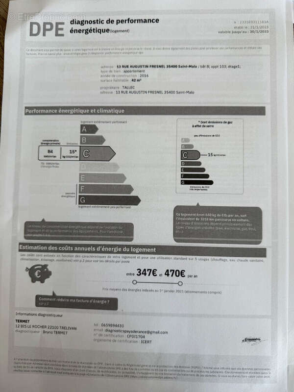 Appartement à SAINT-MALO